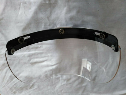 New VEGA Face Shield Visor / Anti-Scratch / 3 Snaps / CLEAR / 95-5021