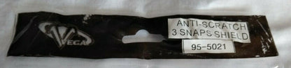New VEGA Face Shield Visor / Anti-Scratch / 3 Snaps / CLEAR / 95-5021