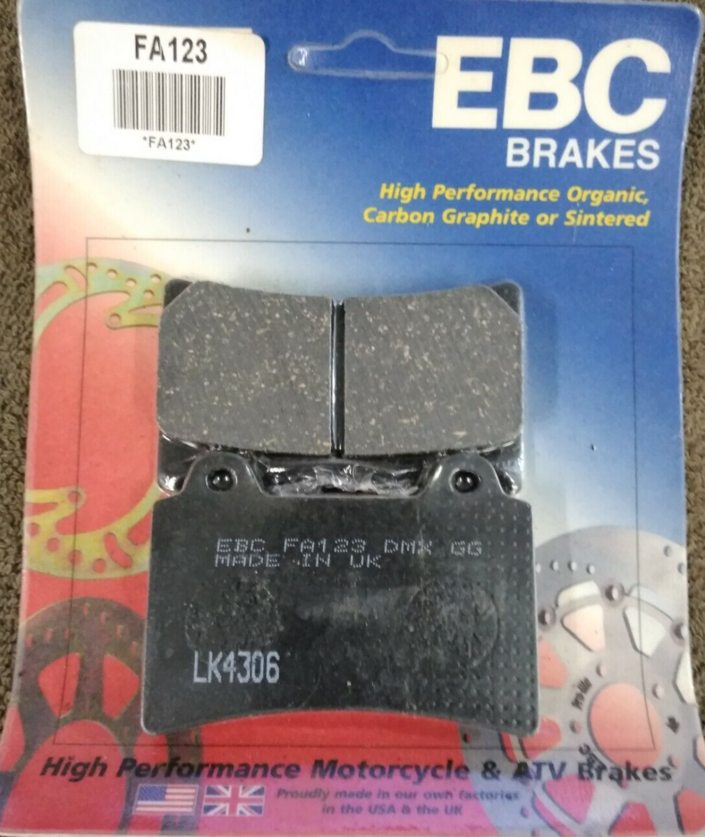 NEW EBC Brakes for Motorcycle / ATV / High Performance / Organic / FA123