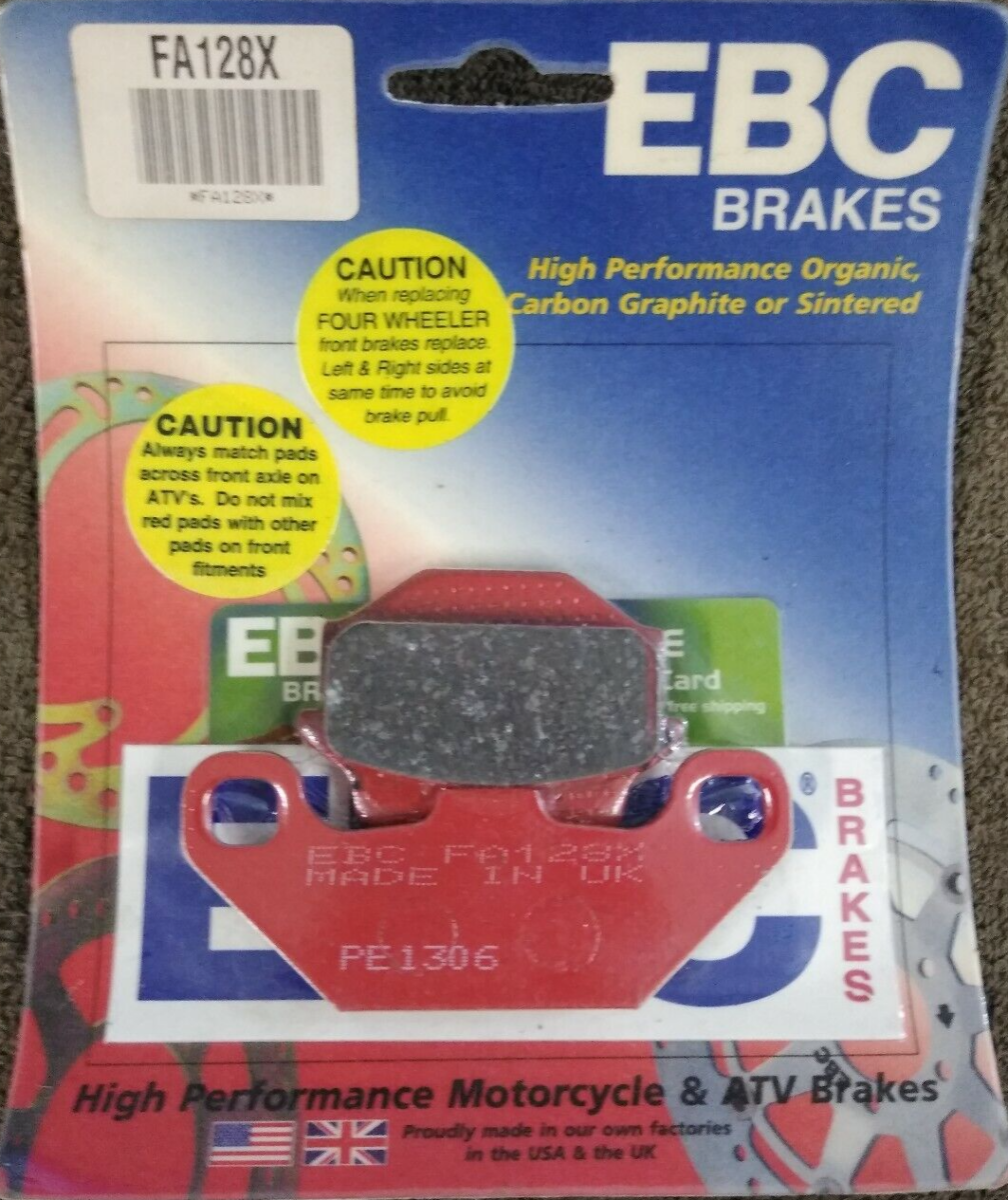 NEW EBC Brakes for Motorcycle / ATV / High Performance / Organic / FA128X