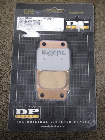 NEW DP Brake Pads / Off Road / ATV / Suzuki, Arctic Cat, Kawasaki / Rear / DP817