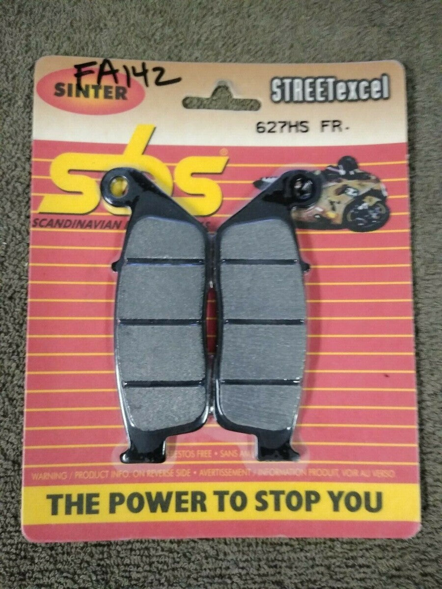 NEW SBS StreetExcel Sinter Brake Pads / 627HS FR. / FA142
