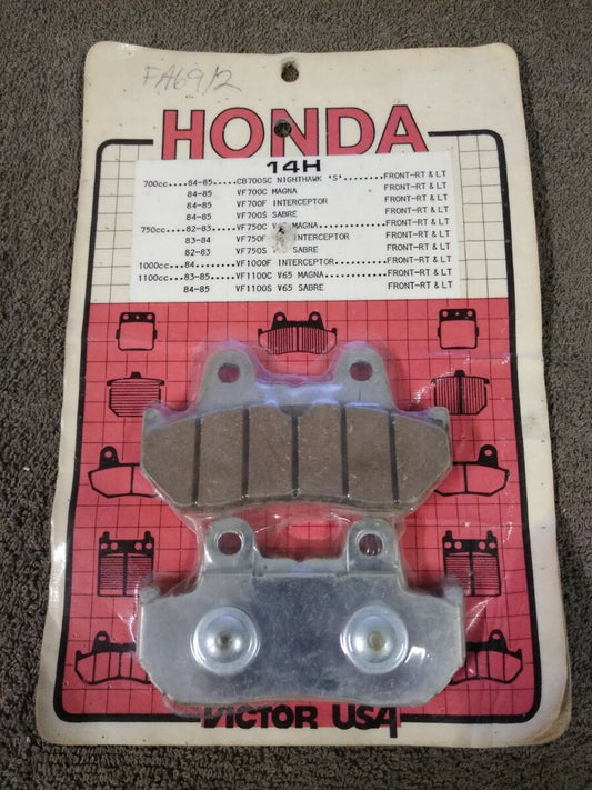 NEW Victory USA Honda Brake Pads FA69/2 / VINTAGE