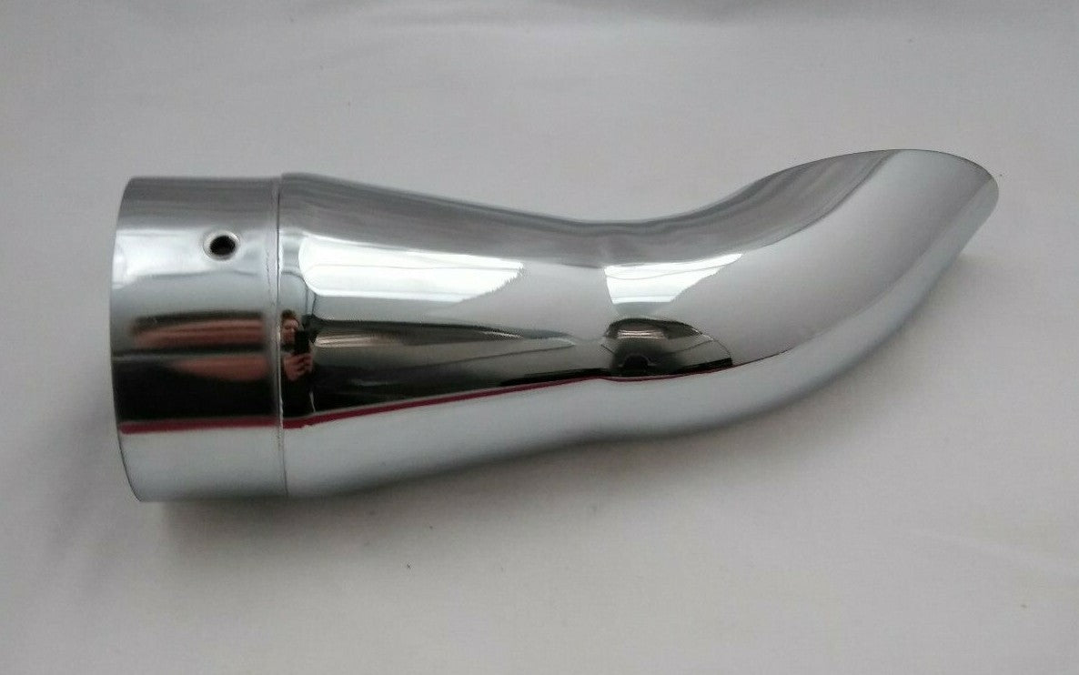 NEW SUPERTRAPP 308-3608 INTERNAL DISC SERIES END CAP / 8" TURNDOWN / CHROME