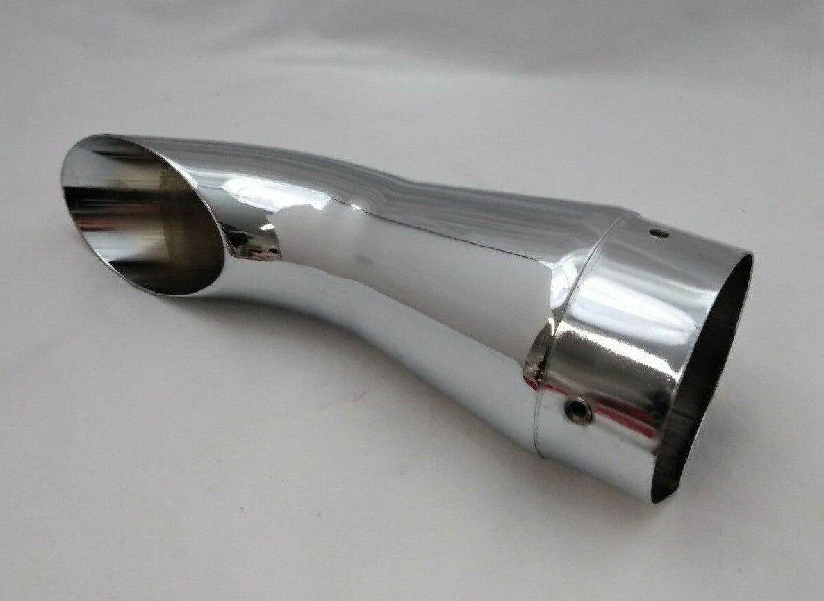 NEW SUPERTRAPP 308-3608 INTERNAL DISC SERIES END CAP / 8" TURNDOWN / CHROME