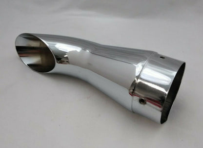 NEW SUPERTRAPP 308-3608 INTERNAL DISC SERIES END CAP / 8" TURNDOWN / CHROME
