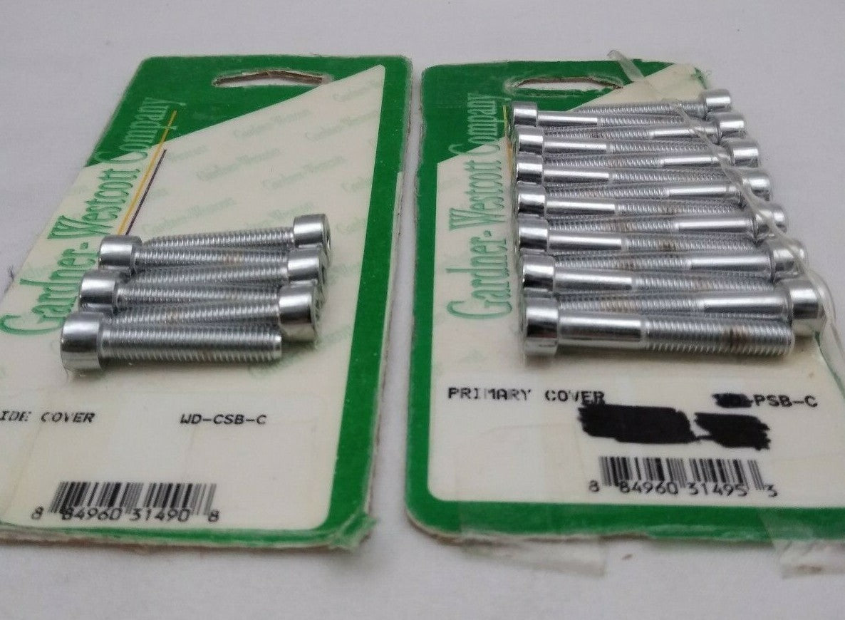 NEW Gardner-Westcott Primary Cover & Cam Side Cover Bolts / WD-PSB-C / 04-04-C
