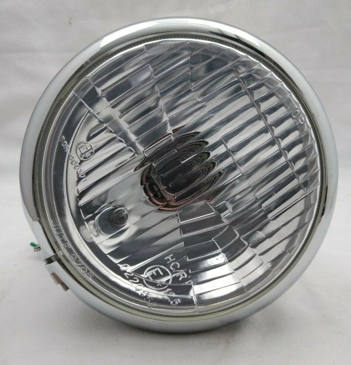 NEW Bailey Co. 5-3/4" Bottom Mount Headlight Bullet Billet Housing 12V 60-55w H4