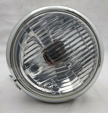NEW Bailey Co. 5-3/4" Bottom Mount Headlight Bullet Billet Housing 12V 60-55w H4