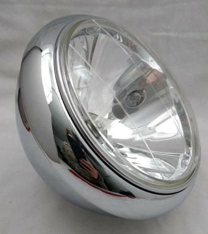 NEW Bailey Co 7" Headlight Assembly Free Form Reflector Clear PC Lens 12V 60-55W