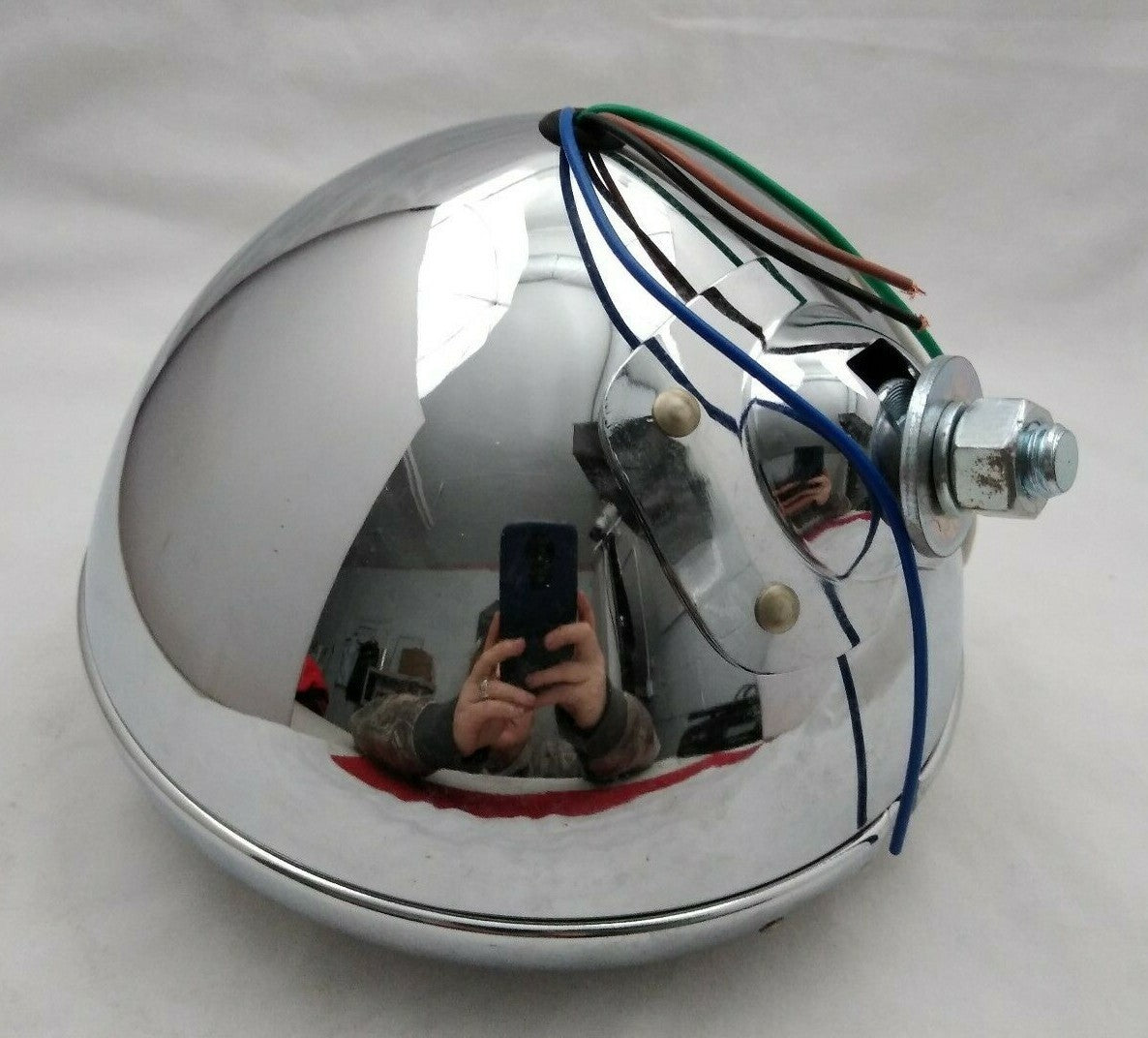 NEW Bailey Co 7" Headlight Assembly Free Form Reflector Clear PC Lens 12V 60-55W