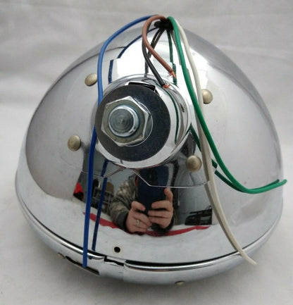 NEW Bailey Co 7" Headlight Assembly Free Form Reflector Clear PC Lens 12V 60-55W