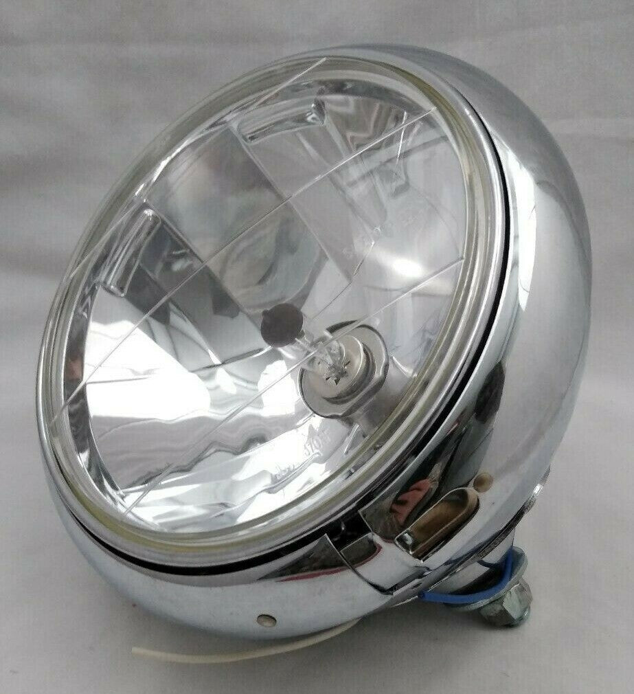 NEW Bailey Co 7" Headlight Assembly Free Form Reflector Clear PC Lens 12V 60-55W