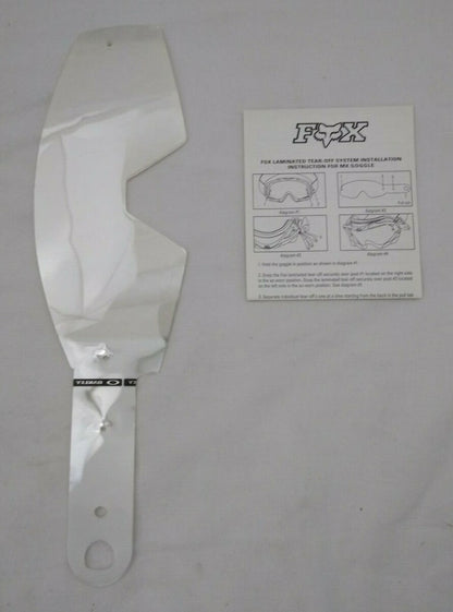 NEW FOX MX Laminated Tear Offs / Pack of 14 / 30-149FX