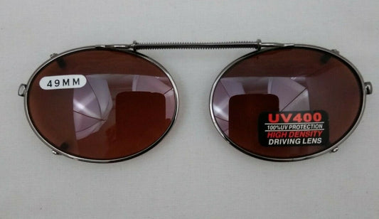 NEW DRIVING UV Eye Protection Clip on Sunglasses / 49MM / 09149