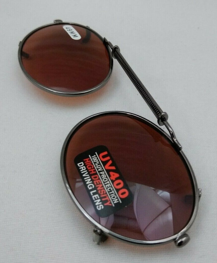 NEW DRIVING UV Eye Protection Clip on Sunglasses / 49MM / 09149