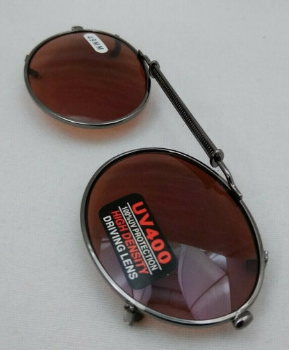 NEW DRIVING UV Eye Protection Clip on Sunglasses / 49MM / 09149