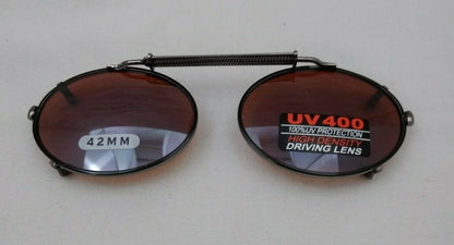NEW DRIVING UV Eye Protection Clip on Sunglasses / 42MM / 09142