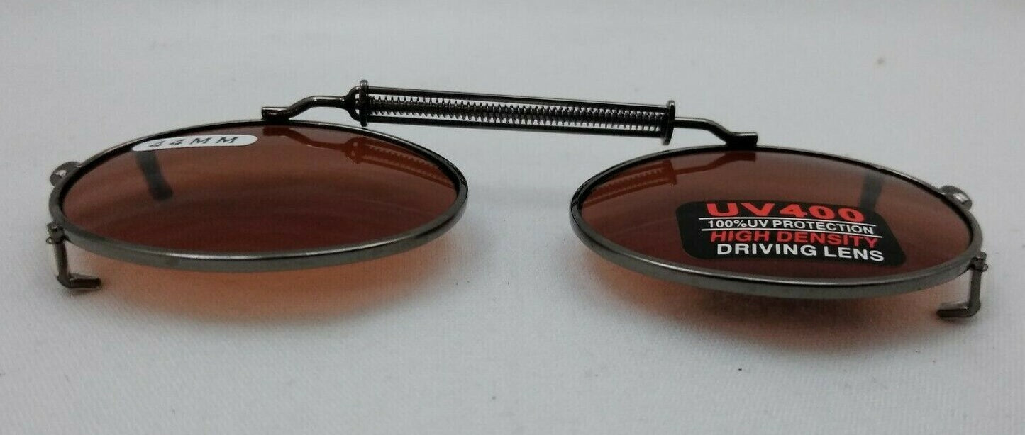 NEW DRIVING UV Eye Protection Clip on Sunglasses / 44MM / 09144