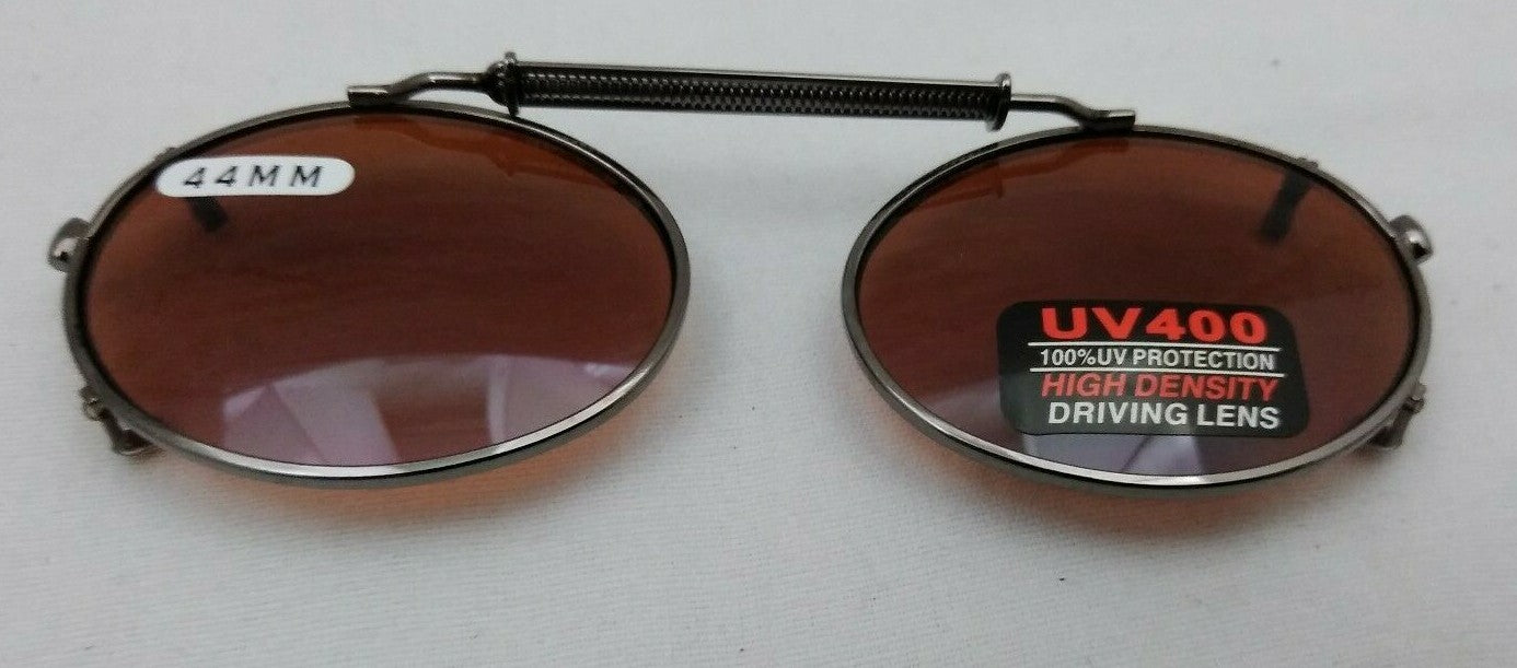 NEW DRIVING UV Eye Protection Clip on Sunglasses / 44MM / 09144