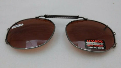 NEW DRIVING UV Eye Protection Clip on Sunglasses / 56MM / 09356