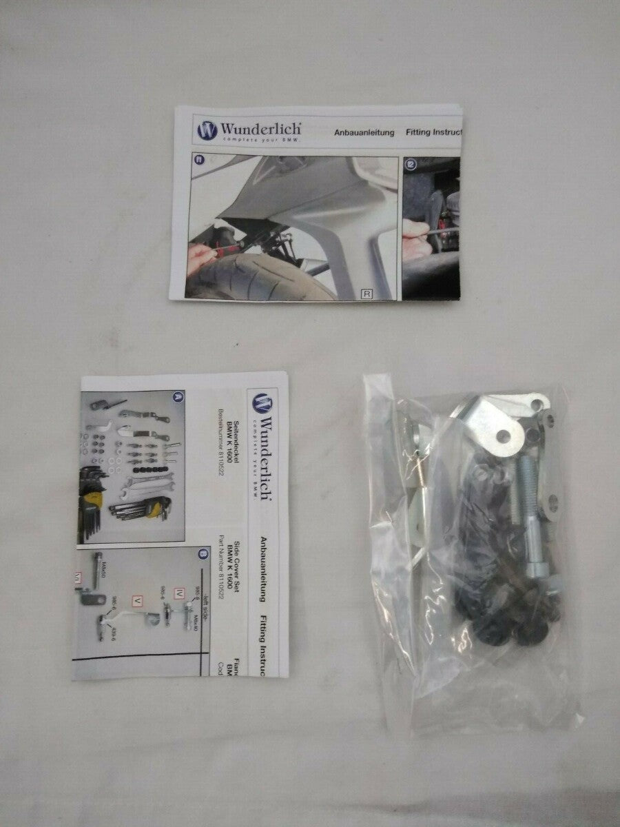 NEW BMW Motorcycle Side Cover Set / Black / 8110522