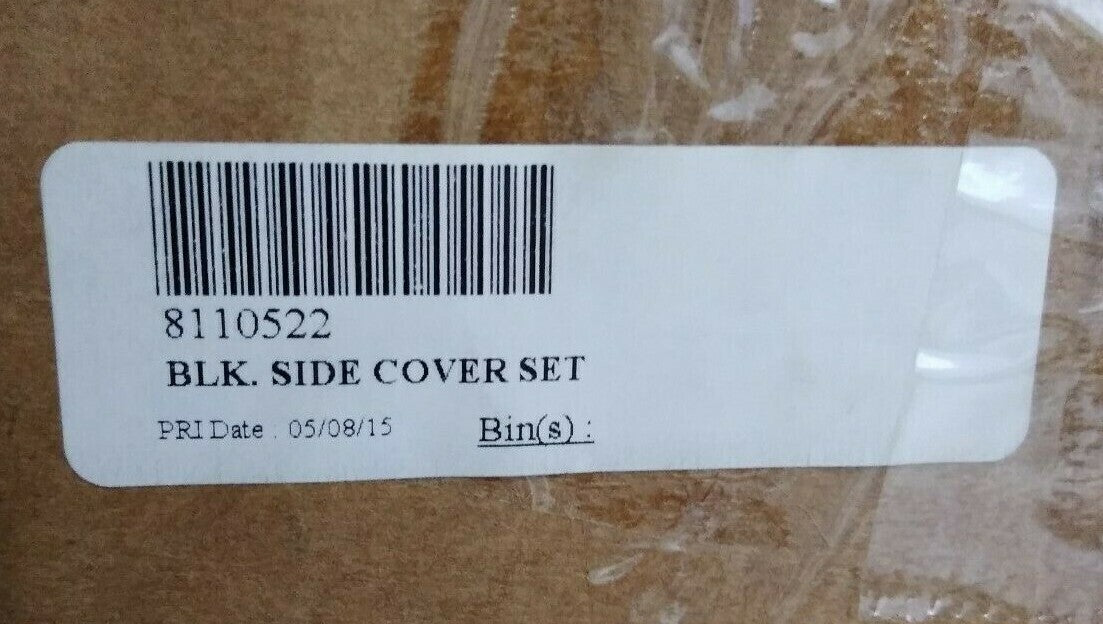 NEW BMW Motorcycle Side Cover Set / Black / 8110522