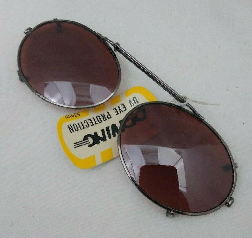 NEW DRIVING UV Eye Protection Clip on Sunglasses / 53MM / 09153