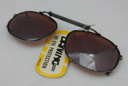 NEW DRIVING UV Eye Protection Clip on Sunglasses / 46MM / 09346