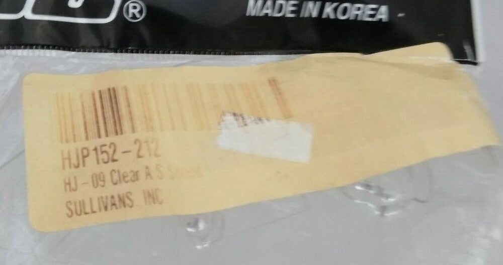 NEW HJC Face Shield Visor HJ09 / HJ-09 / Clear / HJP152-212
