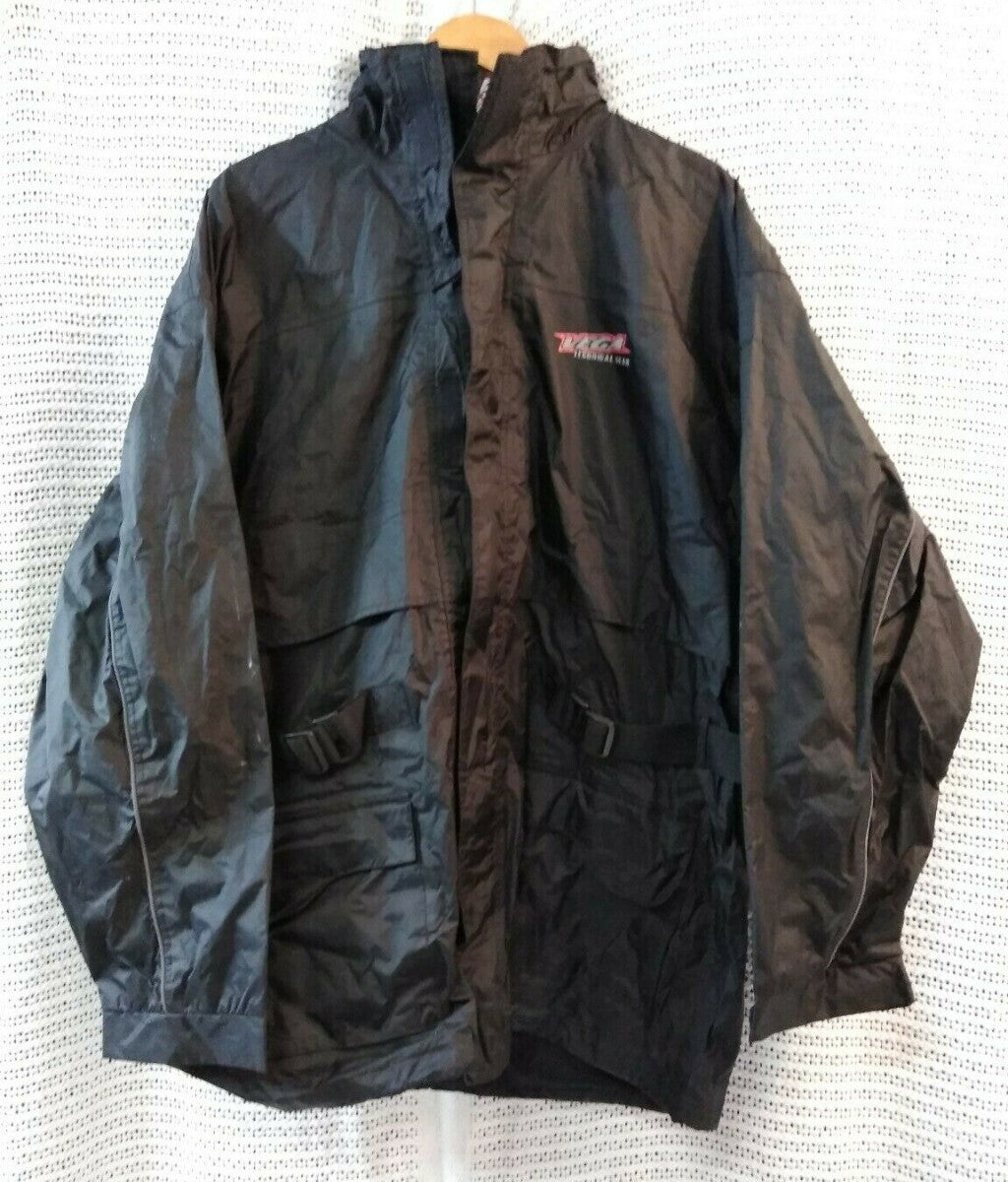 NEW VEGA Rain Jacket / Motorcycle / Black / Large / 1800-014