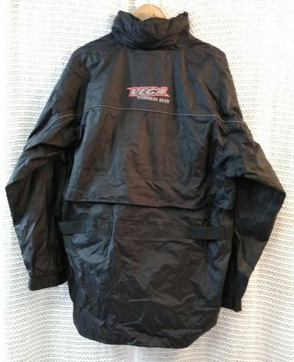 NEW VEGA Rain Jacket / Motorcycle / Black / Large / 1800-014