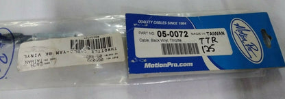 NEW Motion Pro 05-0072 Black Vinyl Throttle Cable / 39"