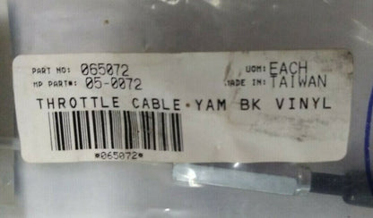 NEW Motion Pro 05-0072 Black Vinyl Throttle Cable / 39"