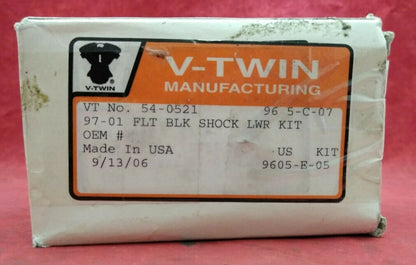 NEW REAR SHOCK LOWERING KIT BLACK / 54-0521 / Harley Davidson