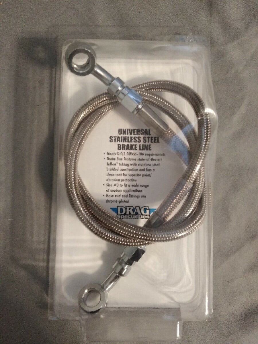 NEW Drag Specialties Extended Brake Line Kit / WDL-828 / Universal