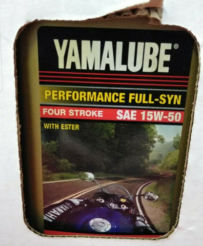 NEW YAMALUBE Sport Oil Change Kit 15W-50 / 4 Quarts, Oil Filter, Drain Gasket