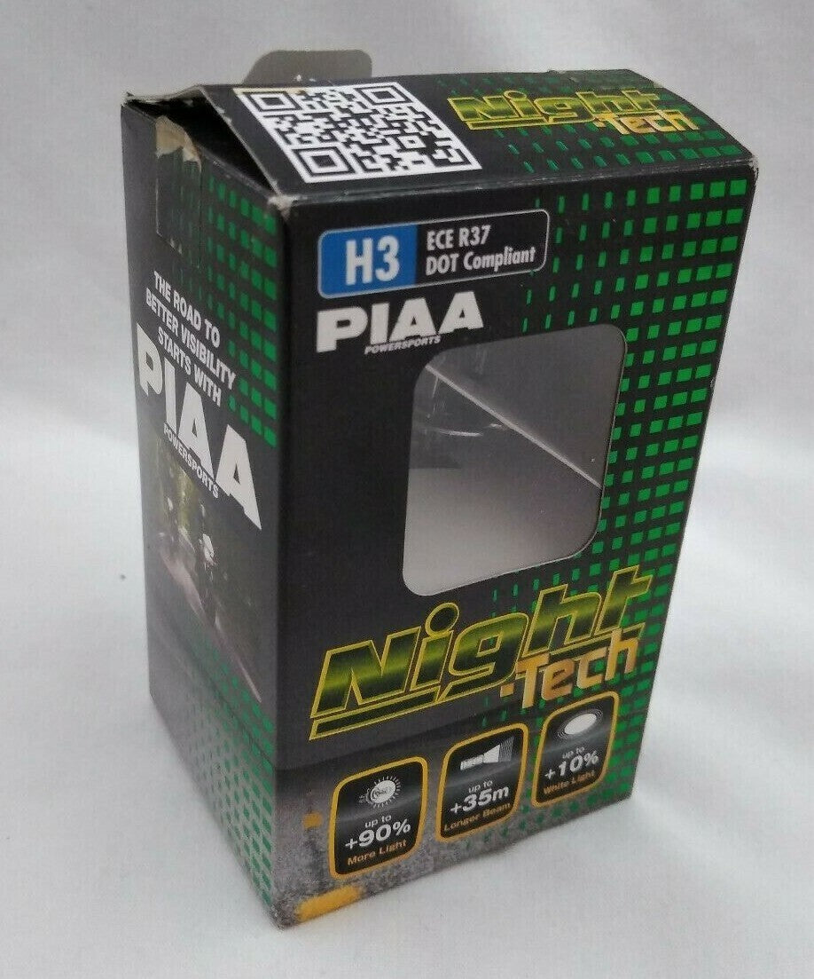NEW PIAA 70385 H3 Night-Tech 55W=100W Halogen Bulb