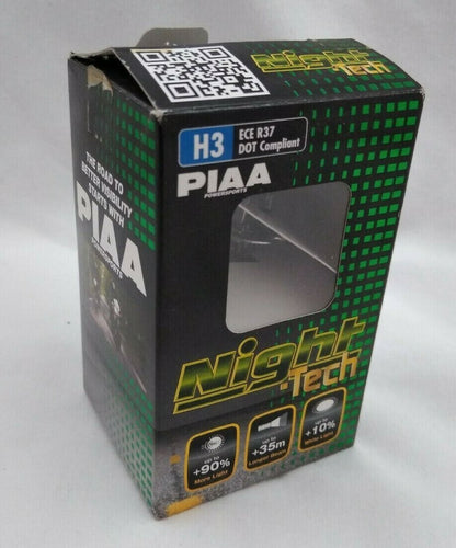 NEW PIAA 70385 H3 Night-Tech 55W=100W Halogen Bulb