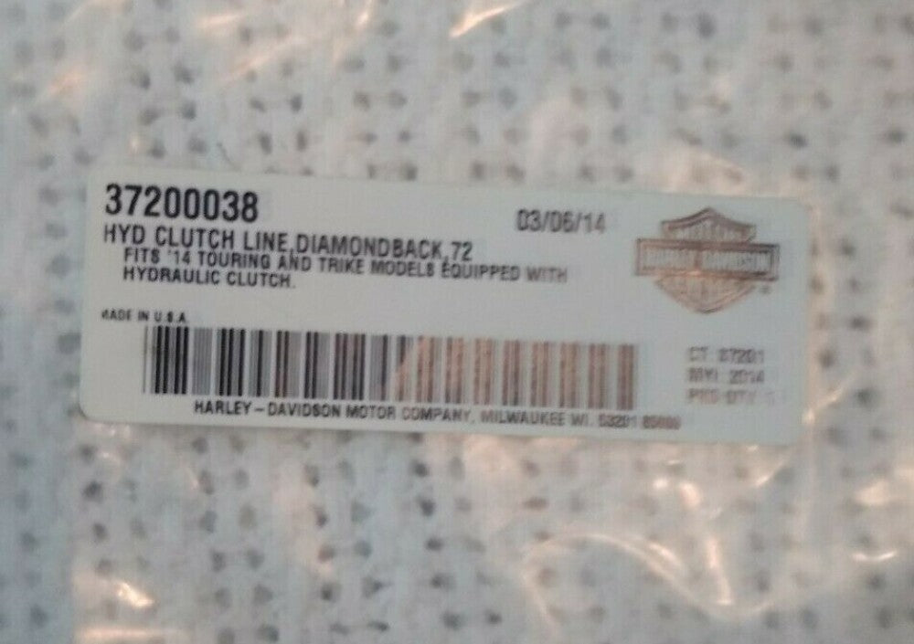 NEW Harley-Davidson Clutch Line Diamond Back Cable / 37200038