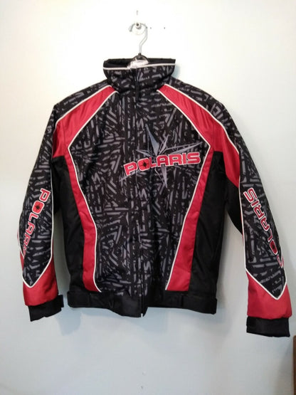 NEW Polaris Black and Red Men's Medium Snowmobile Jacket / 286414803 / 14PMA204