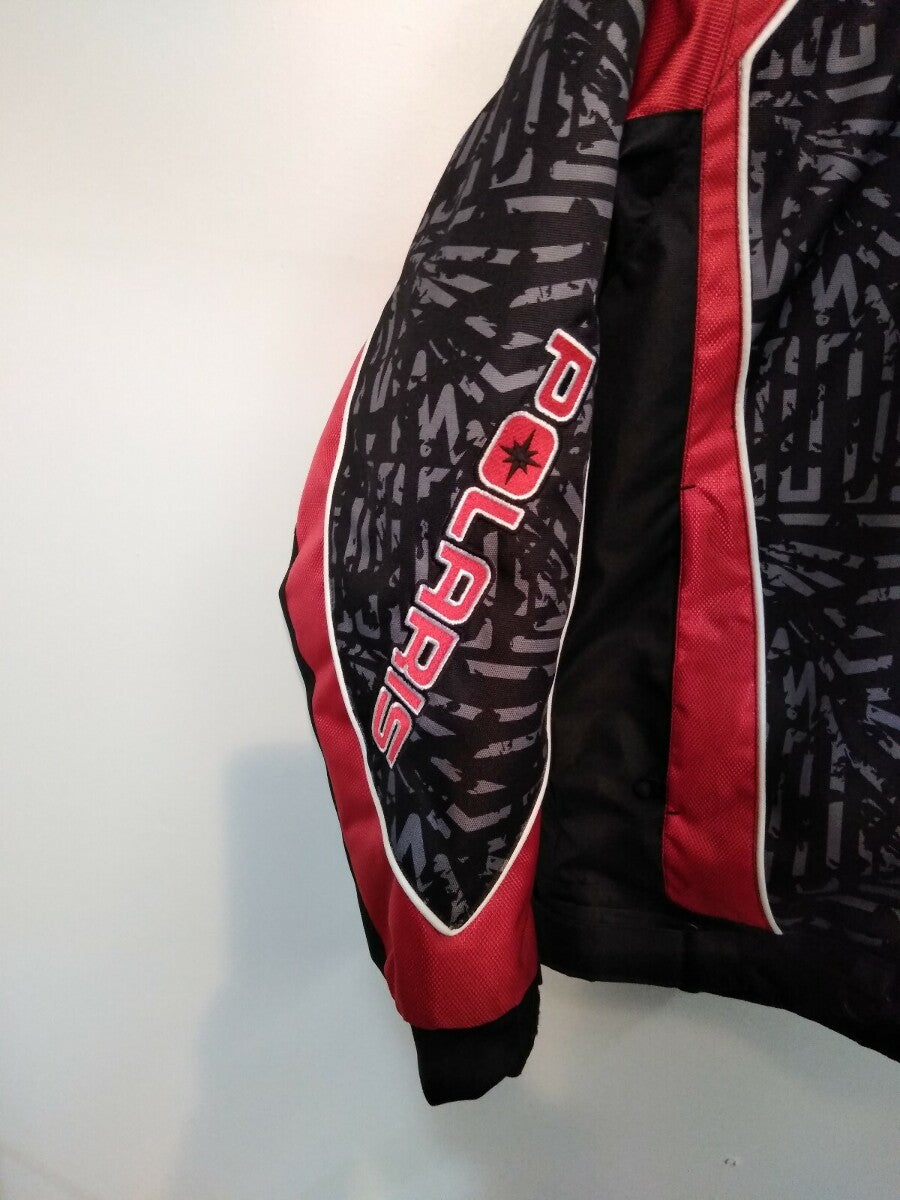 NEW Polaris Black and Red Men's Medium Snowmobile Jacket / 286414803 / 14PMA204