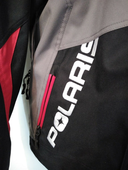 NEW Polaris New Men's Throttle Snowmobile Jacket Black/Gray Medium 286771403