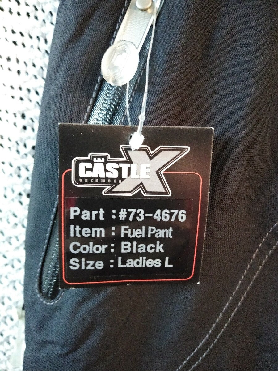 NEW Castle X Fuel Pant Women's Large / 73-4676 / Black / Snowmobile Pants