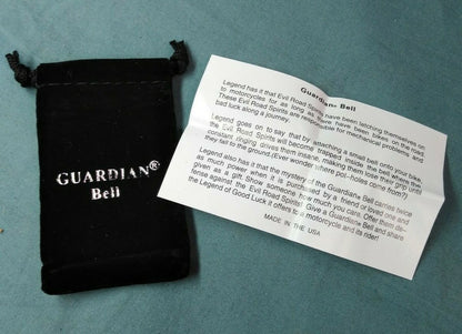 NEW Motorcycle Guardian Bell / W/ Bag and Story / Tribal