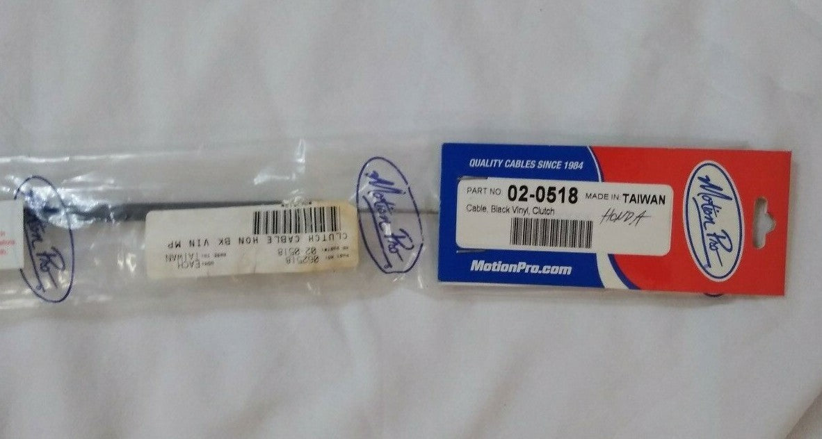 NEW Motion Pro 02-0518 Black Vinyl Clutch Cable / Honda