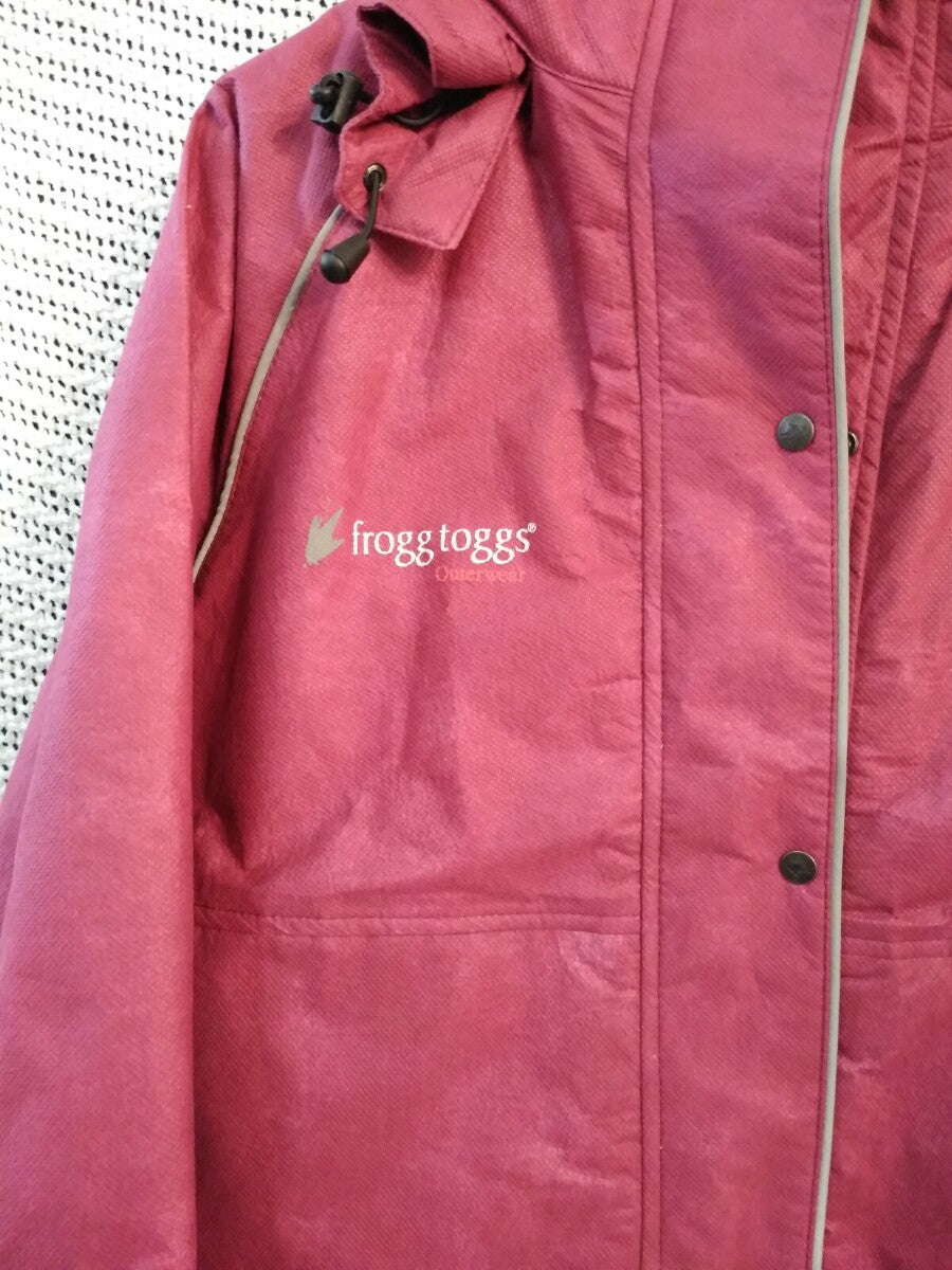 NEW Frogg Toggs Women's Tekk Toad Jacket / Cherry / M / TT1059-115 / W Hood