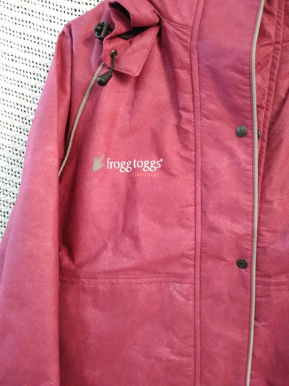 NEW Frogg Toggs Women's Tekk Toad Jacket / Cherry / M / TT1059-115 / W Hood