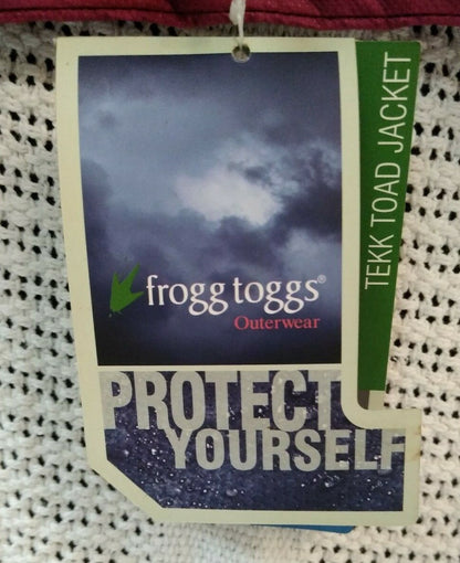 NEW Frogg Toggs Women's Tekk Toad Jacket / Cherry / M / TT1059-115 / W Hood