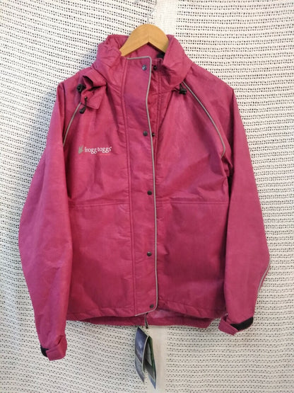 NEW Frogg Toggs Women's Tekk Toad Jacket / Cherry / M / TT1059-115 / W Hood